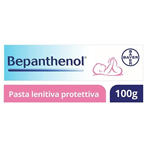 Bepanthenol Pasta Lenitiva Protettiva - Crema Cambio Pannolino Anti Arrossamento Neonato - 100 g