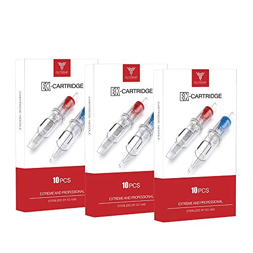 Dragonhawk Professional Sterilized Disposable 30 Pcs Tattoo Needles For Rotary Machine Pen Mix Size Needles Set YTZ-MIX