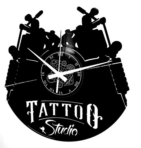 Instant Karma Clocks Orologio da Parete Tatuaggio Tribale Negozio Studio Tattoo, Donna, Uomo