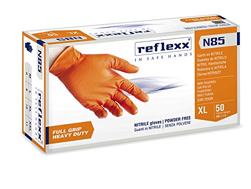 Reflexx N85/M, guanti in nitrile FULL GRIP | HEAVY DUTY